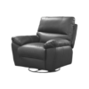 Poltrona Reclinavel Automatizado Modelo Florença Power Touch em Couro 100% Natural Cor Preto - SOB ENCOMENDA