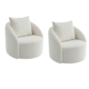 Jogo de Poltronas Modelo California Tecido Veludo Boucle - SOB ENCOMENDA
