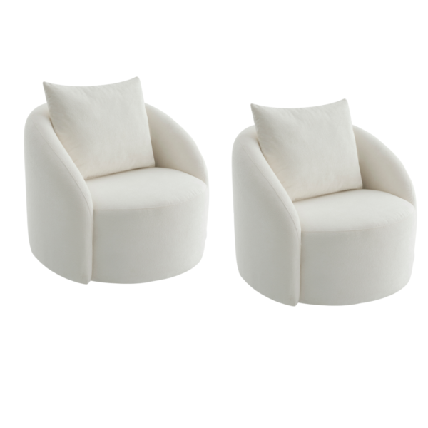 Jogo de Poltronas Modelo California Tecido Veludo Boucle - SOB ENCOMENDA
