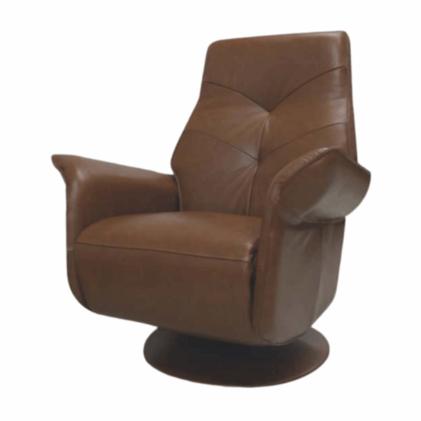 Poltrona Elétrica Reclinável Estilo Slim Poltrona Do Papai com Acionamento Automatizada Modelo Gran Relax Modelo Space em Couro 100% Natural (CORES) - SOB ENCOMENDA