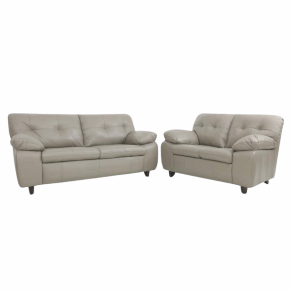 Jogo de (2) Sofás com 2 e 3 Lugares Modelo Living Acapulco Tamanho 158/208 em Material Couro 100% Natural (CORES) - SOB ENCOMENDA