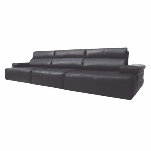 Sofá Encosto Reclinável Modelo Aramaico em Módulos com opção Sofá Canto Assentos Material Couro 100% Natural (CORES) – SOB ENCOMENDA
